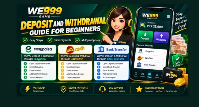 We999 Deposit and Withdrawal